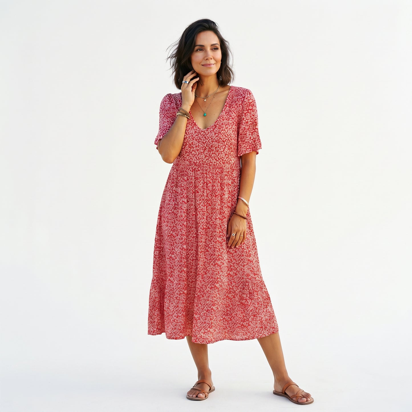 Mia | Breezy Floral A-Line Women's Summer Mini Dress DONE 06-05-2026