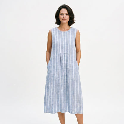 Mia | Casual Breezy Summer Dress in Color-Block Plaid DONE 06-05-2026