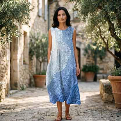 Mia | Casual Breezy Summer Dress in Color-Block Plaid DONE 06-05-2026