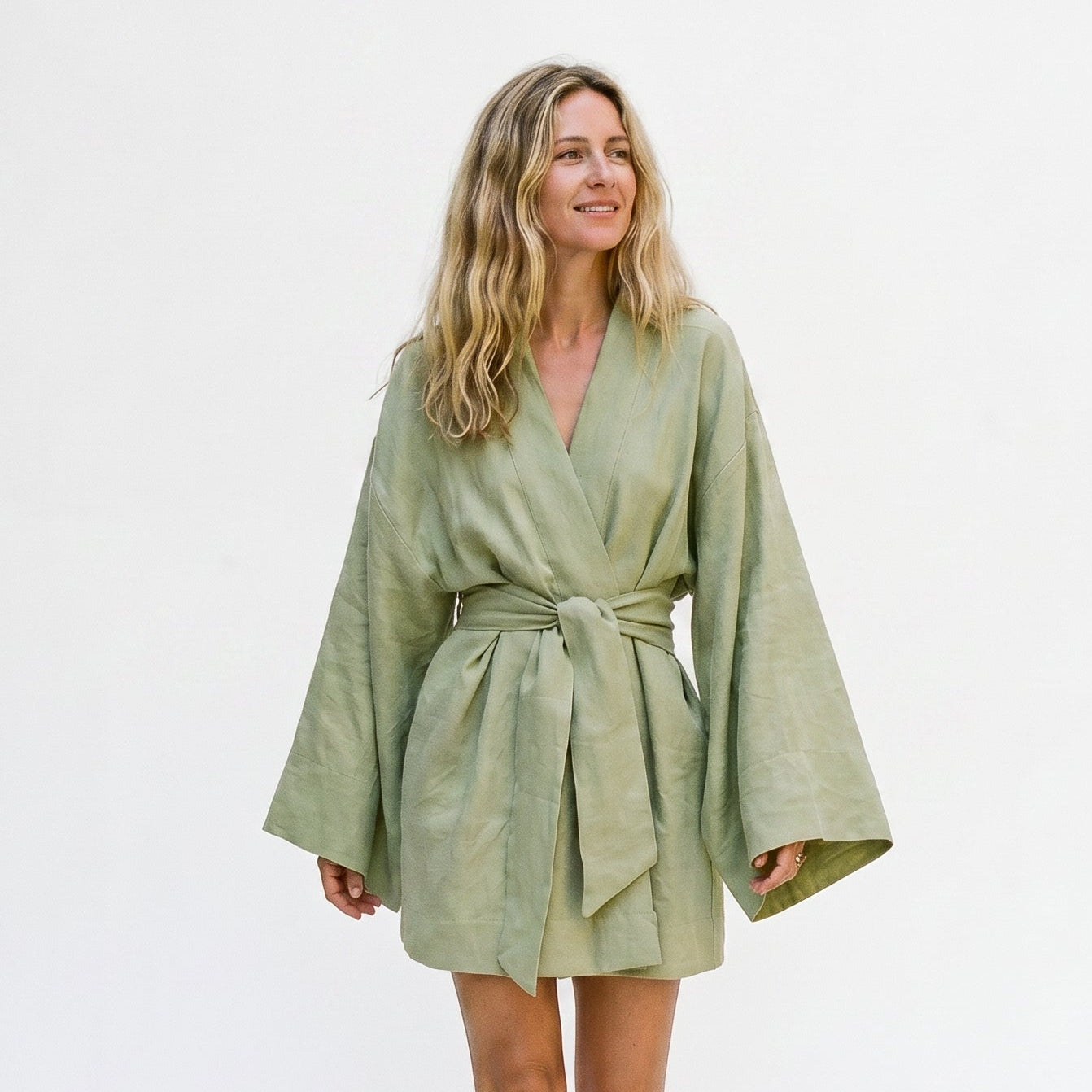 Mia | Chic Lightweight V-Neck Summer Dress with Long Sleeves done 05-21-2026