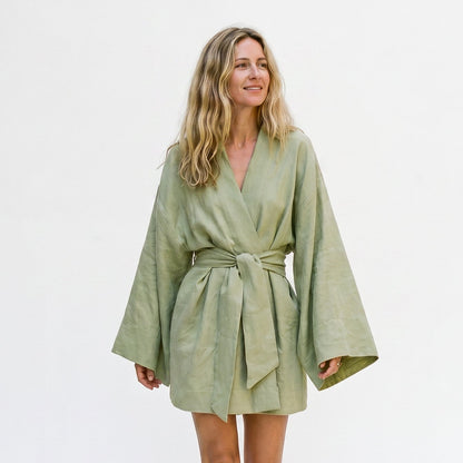 Mia | Chic Lightweight V-Neck Summer Dress with Long Sleeves done 05-21-2026
