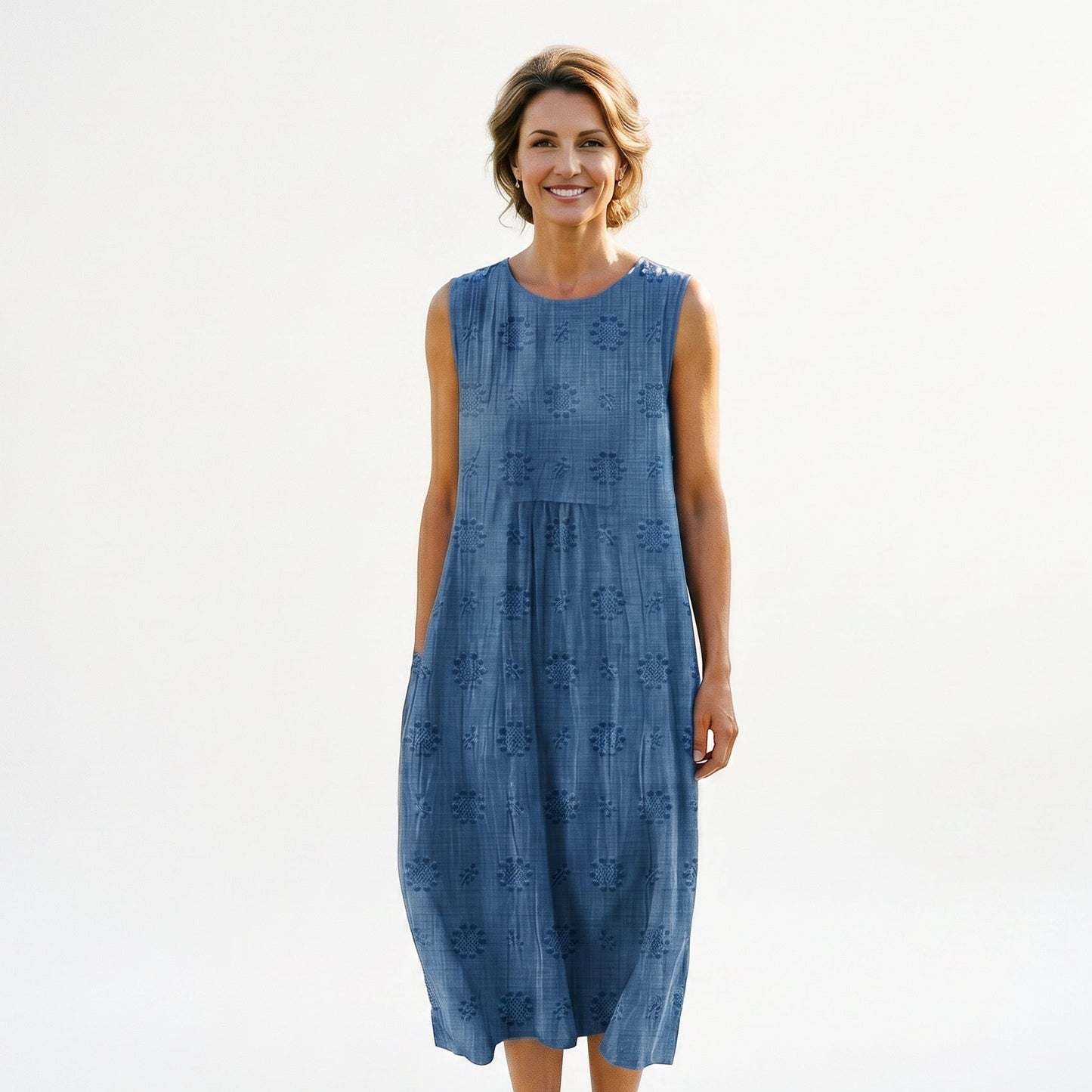 Mia | Elegant Lightweight Cotton Midi Dress dONE 06-05-2026