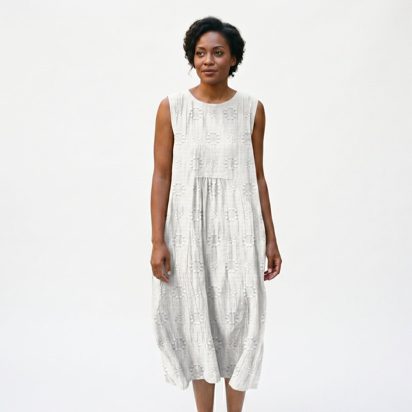 Mia | Elegant Lightweight Cotton Midi Dress dONE 06-05-2026