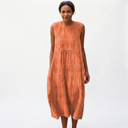 Mia | Elegant Lightweight Cotton Midi Dress dONE 06-05-2026