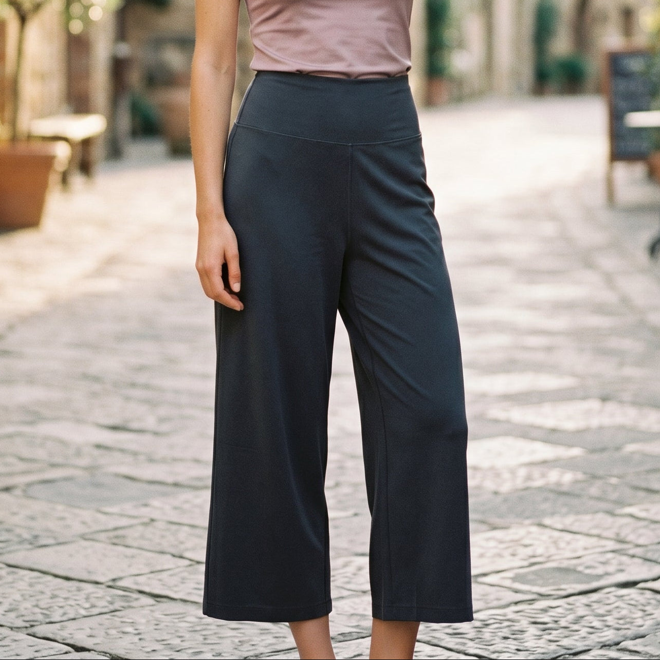 Mia | Soft High Waist Wide Leg Capri Pants for Women done 05-26-2026