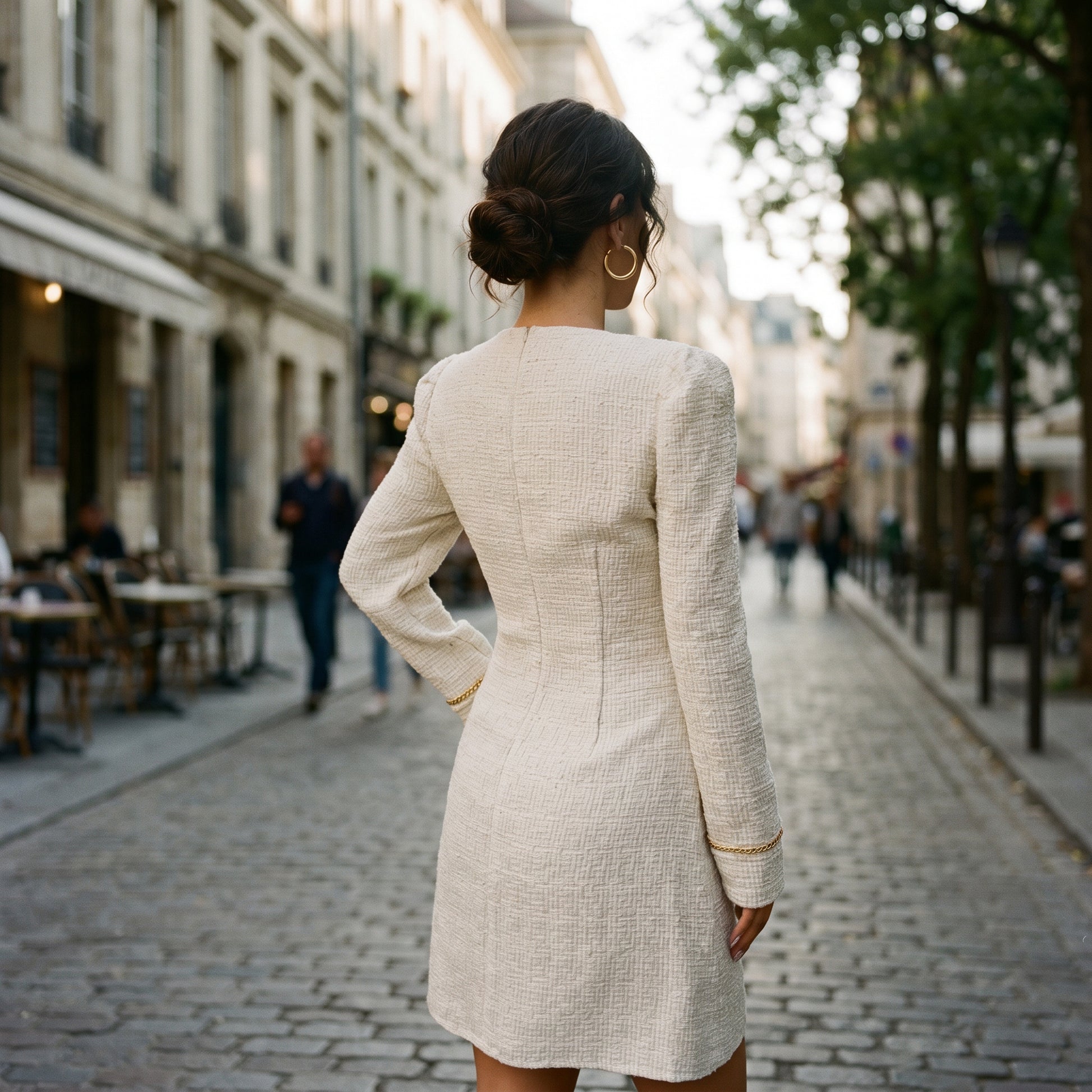 Mia | Sophisticated Elegant Tweed Mini Dress DONE 05-27-2026