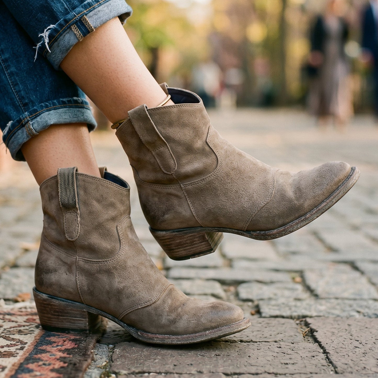 Mia | Vintage Stylish Leather Ankle Boots for Women DONE 05-27-2026