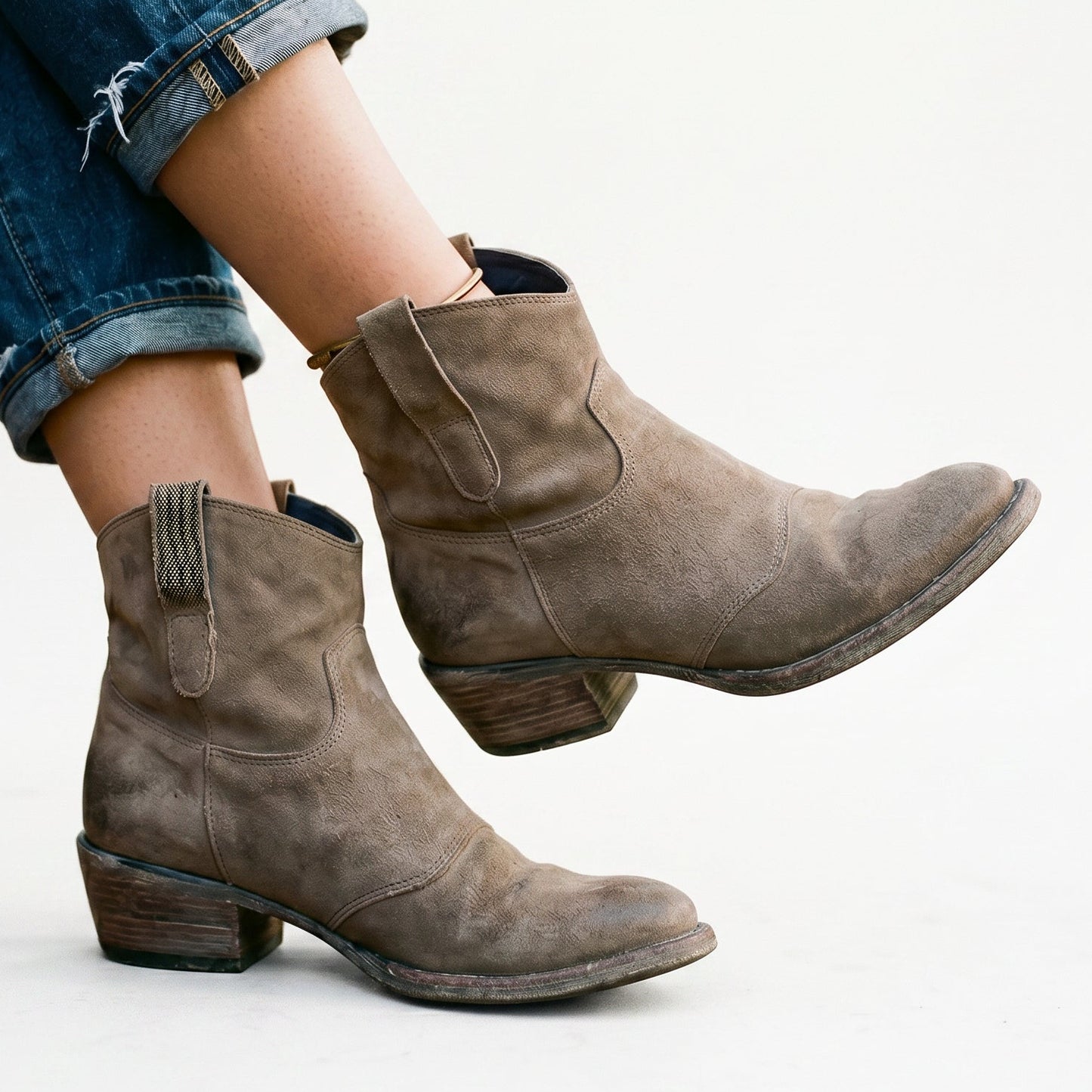 Mia | Vintage Stylish Leather Ankle Boots for Women DONE 05-27-2026