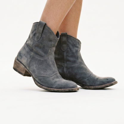 Mia | Vintage Stylish Leather Ankle Boots for Women DONE 05-27-2026