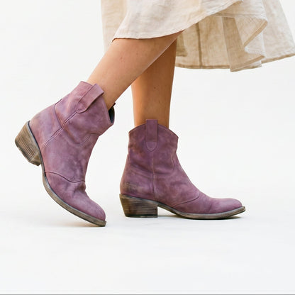 Mia | Vintage Stylish Leather Ankle Boots for Women DONE 05-27-2026