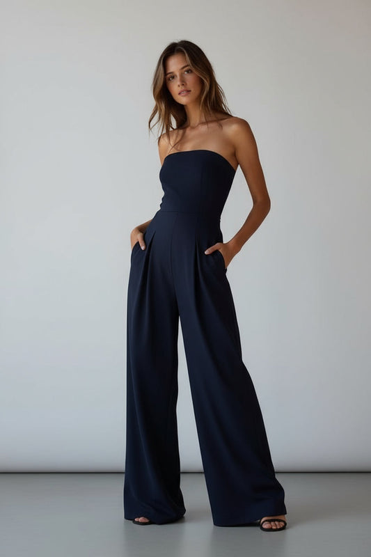 Mia | Elegant Strapless Womens Jumpsuit for Effortless Style 0