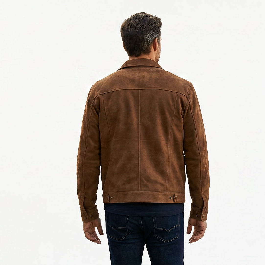 Michaell - Premium Brown Leather Jacket for Men DONE 05-10-2026
