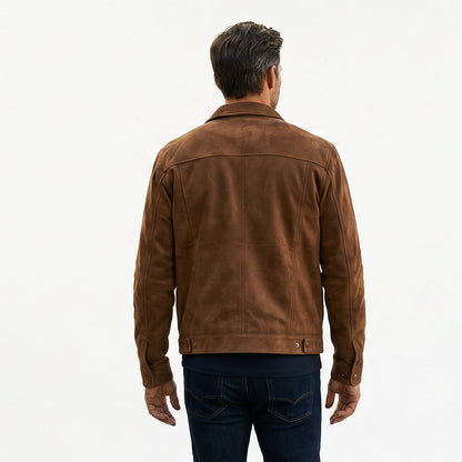Michaell - Premium Brown Leather Jacket for Men DONE 05-10-2026