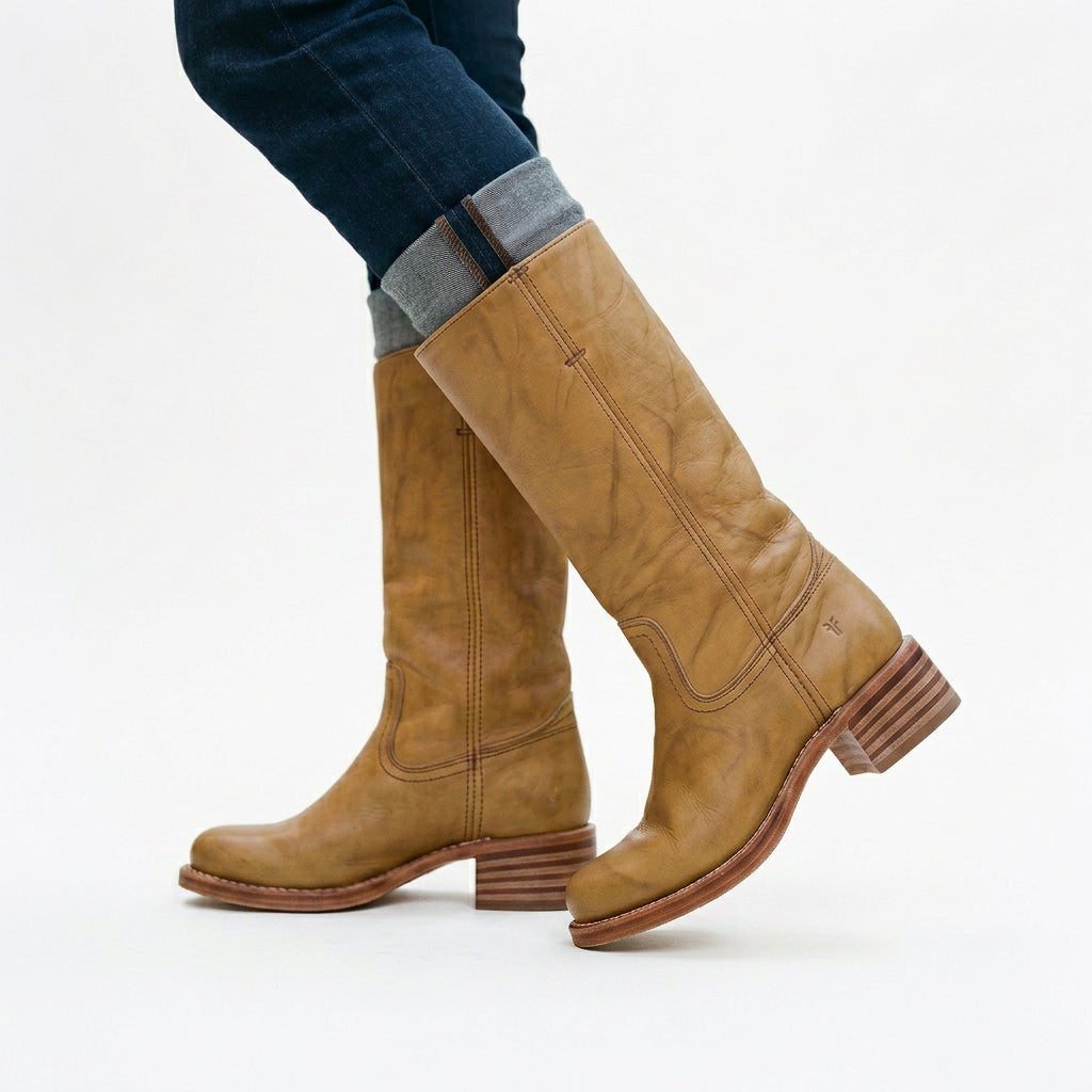 Olivia - Chic Tall Black Knee High Boots for Women