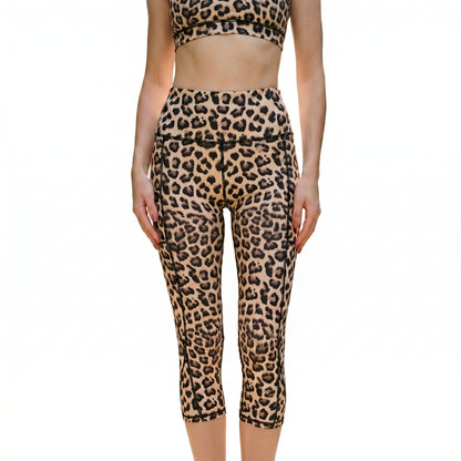 Olivia | High Waisted Tummy Control Capri Leggings With Pockets DONE 05-26-2026
