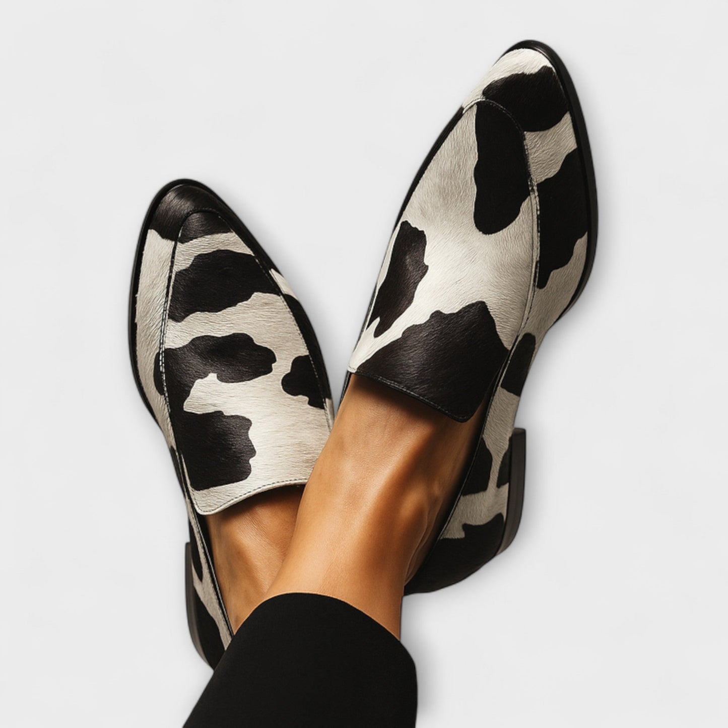 Olivia | Elegant Black Loafers for Women with Orthopedic Support 0