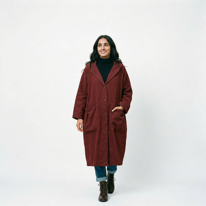 Oversized Water-Resistant Windbreaker Jacket for All-Weather Protection