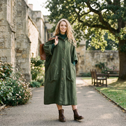 Oversized Water-Resistant Windbreaker Jacket for All-Weather Protection