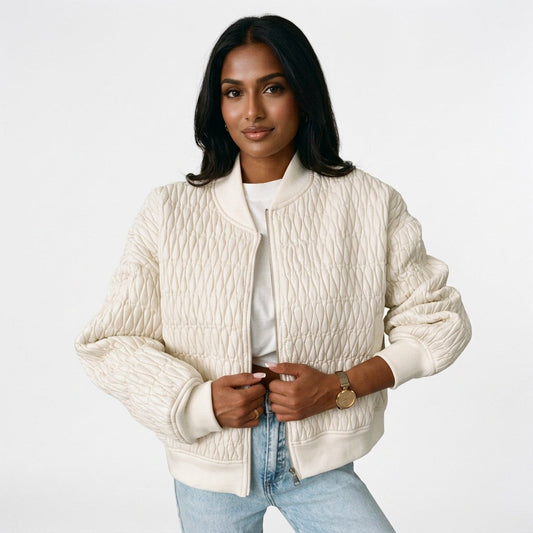 Quilted Women's Jacket for Transitional Weather