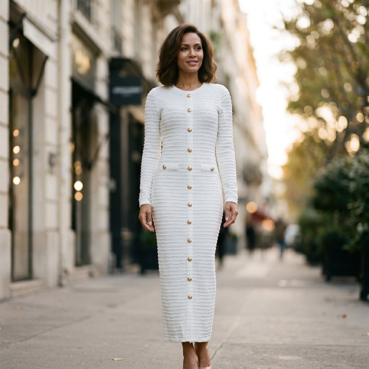 Raffaella - Elegant Formal Midi Dress
