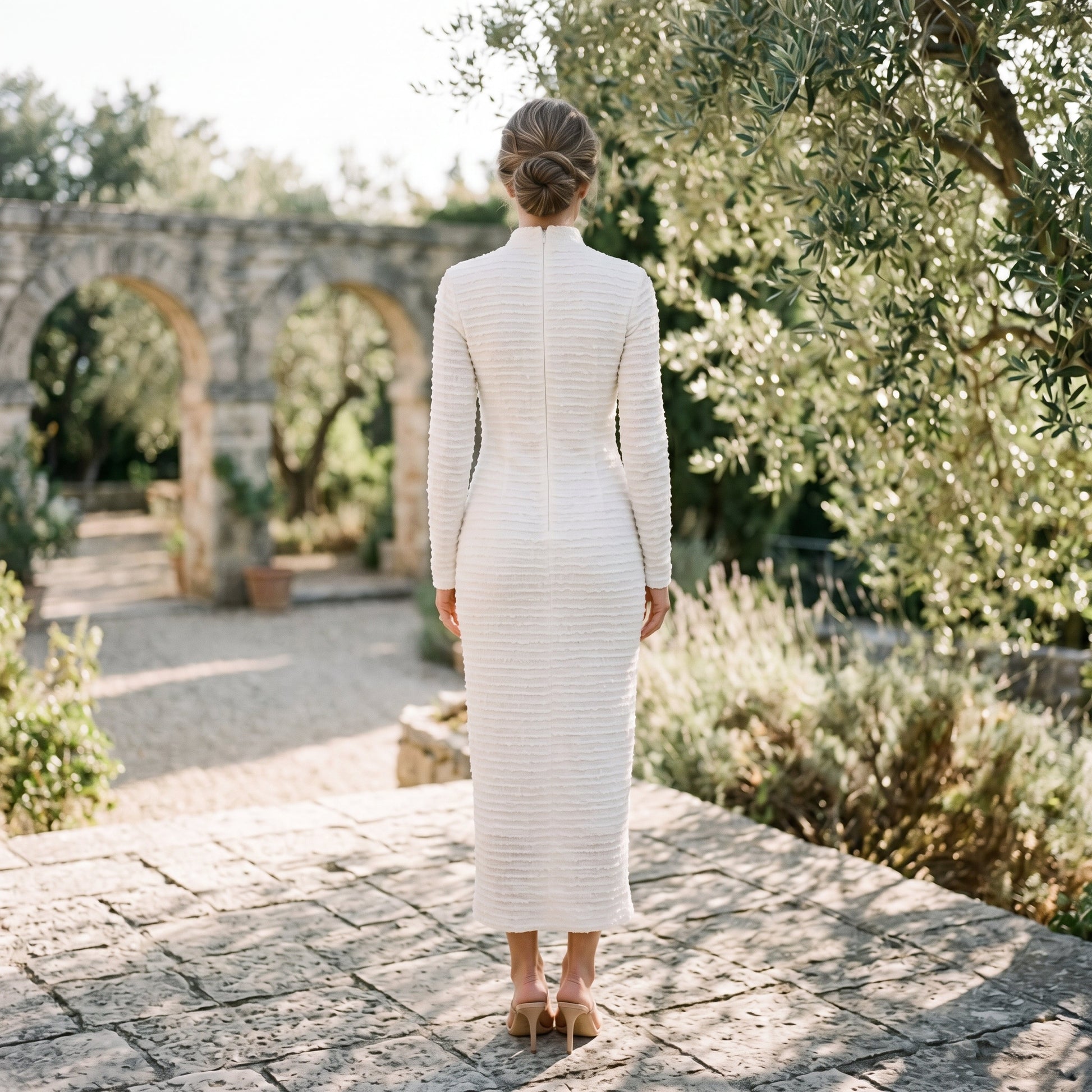 Raffaella - Elegant Formal Midi Dress