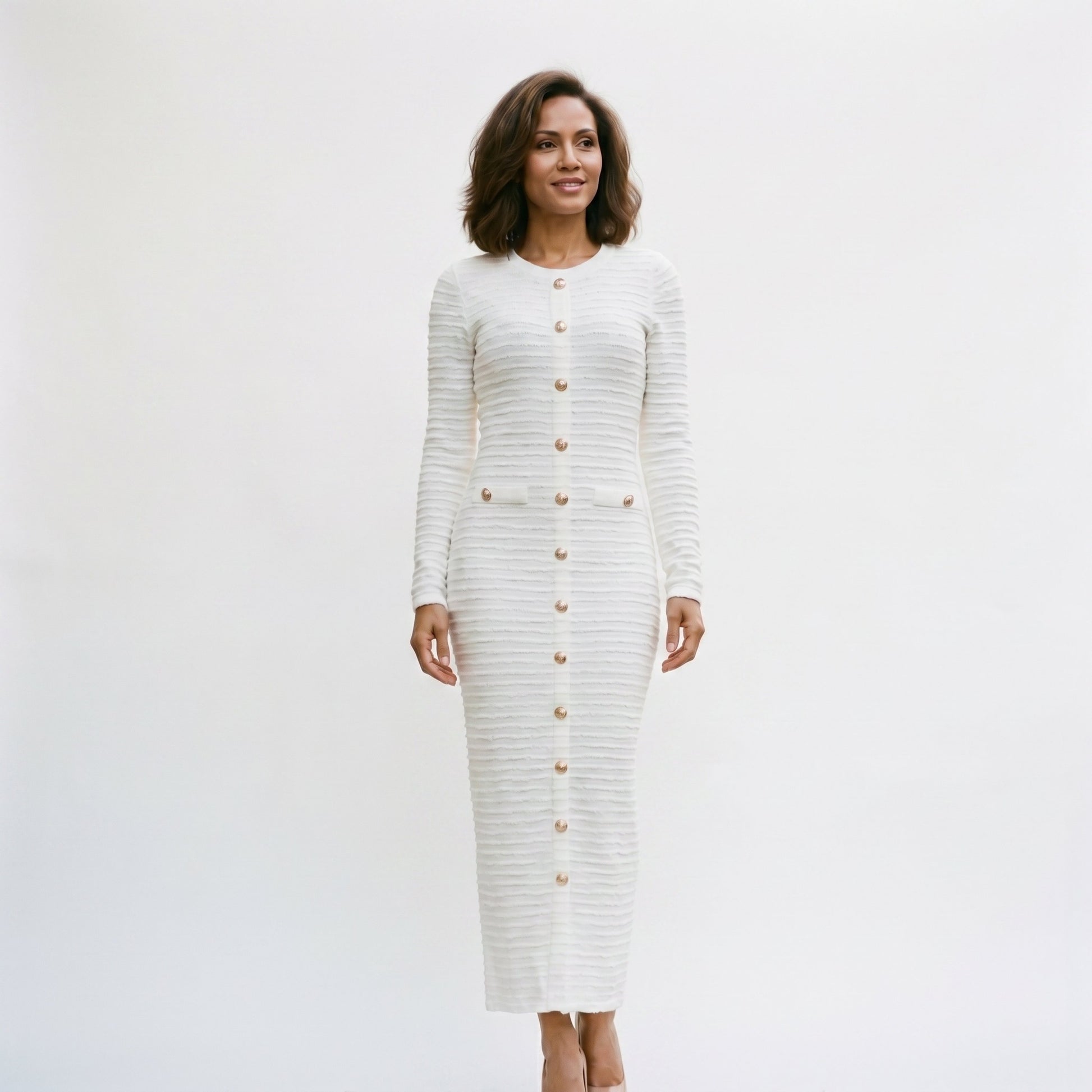 Raffaella - Elegant Formal Midi Dress
