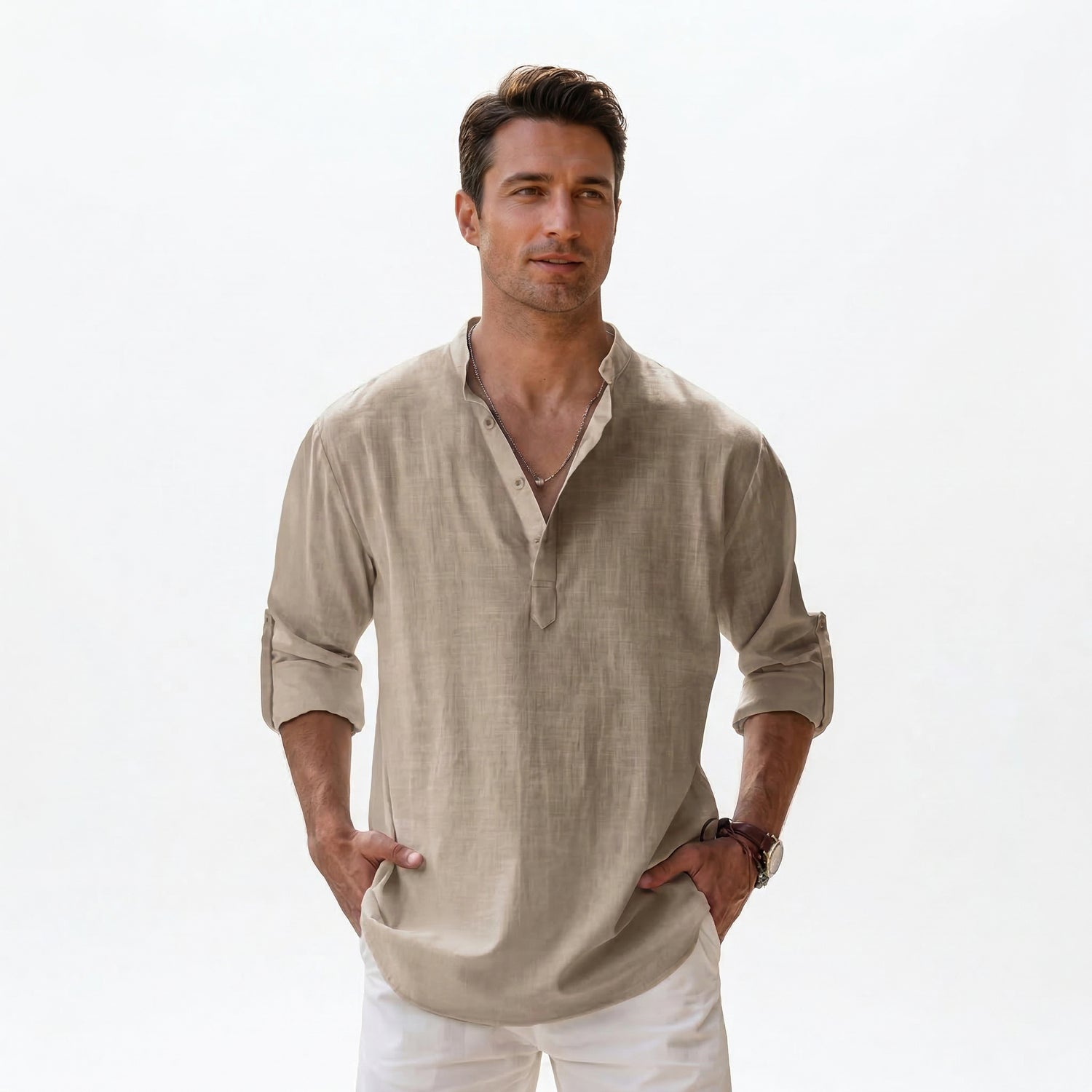 Relaxed Men's Dress Shirt