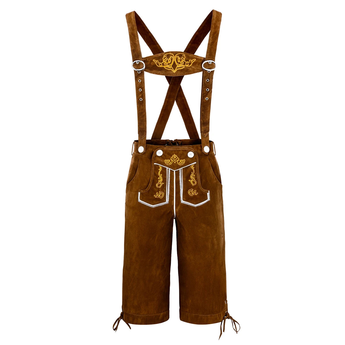 Anton - Traditional Bavarian Lederhosen with Suspenders