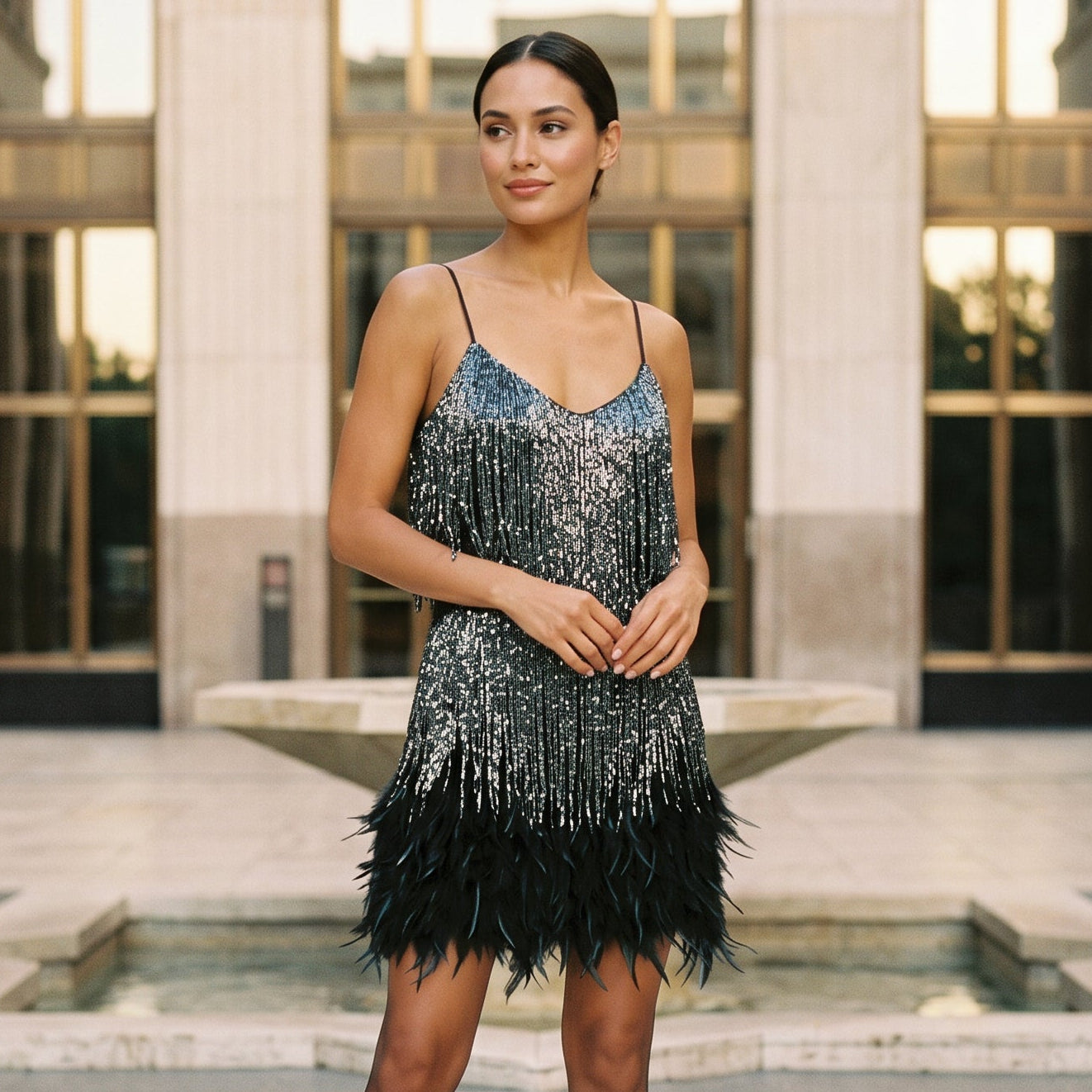 Sabrina - Dazzling Black Cocktail Dress for Parties DONE 05-22-2026