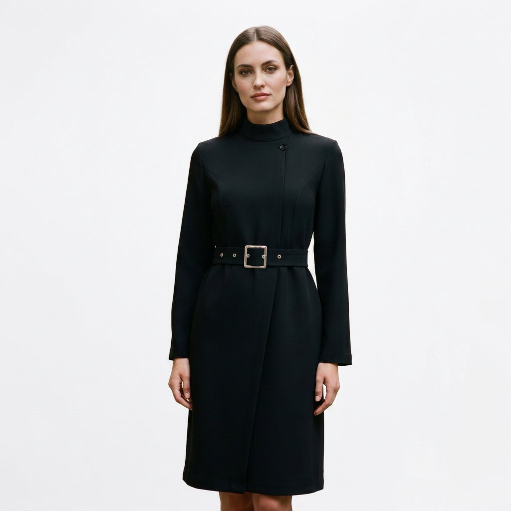 Sabrina - Elegant Black A-Line Dress for Women DONE 06-11-2026