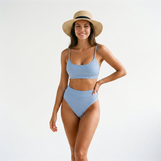 Sabrina - Elegant High Cut Yellow Bikini Swimwear for Women DONE 05-22-2026