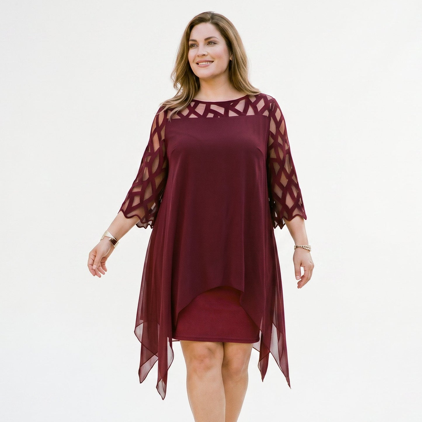 Sarah - Elegant Plus Size Formal Dress for Special Occasions DONE 05-22-2026