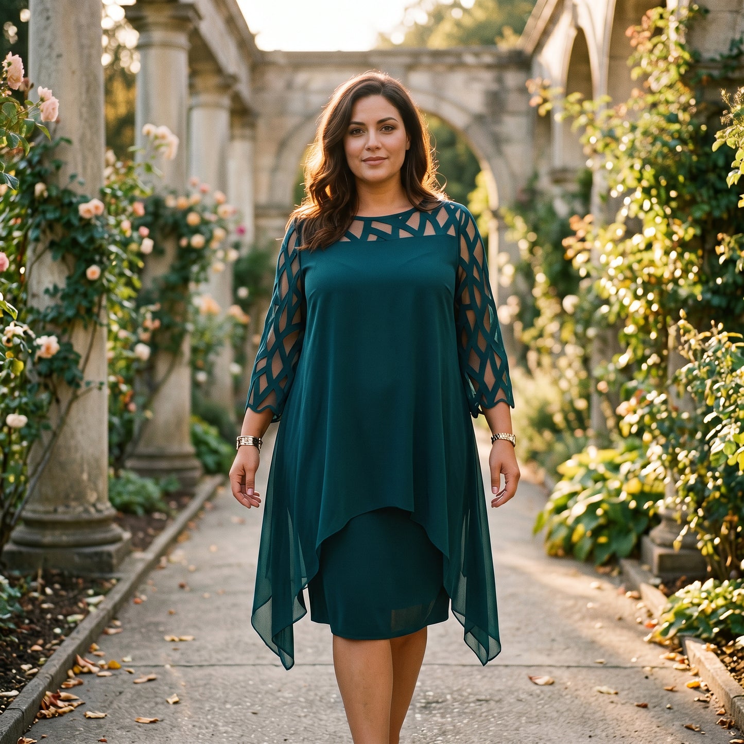 Sarah - Elegant Plus Size Formal Dress for Special Occasions DONE 05-22-2026