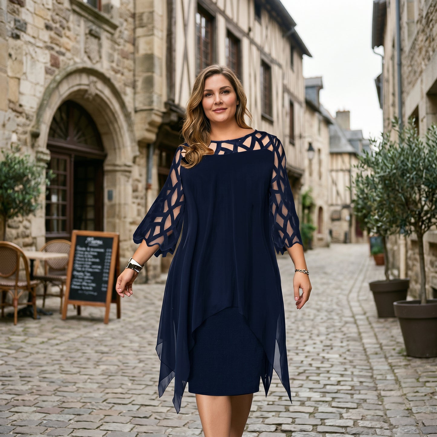 Sarah - Elegant Plus Size Formal Dress for Special Occasions DONE 05-22-2026