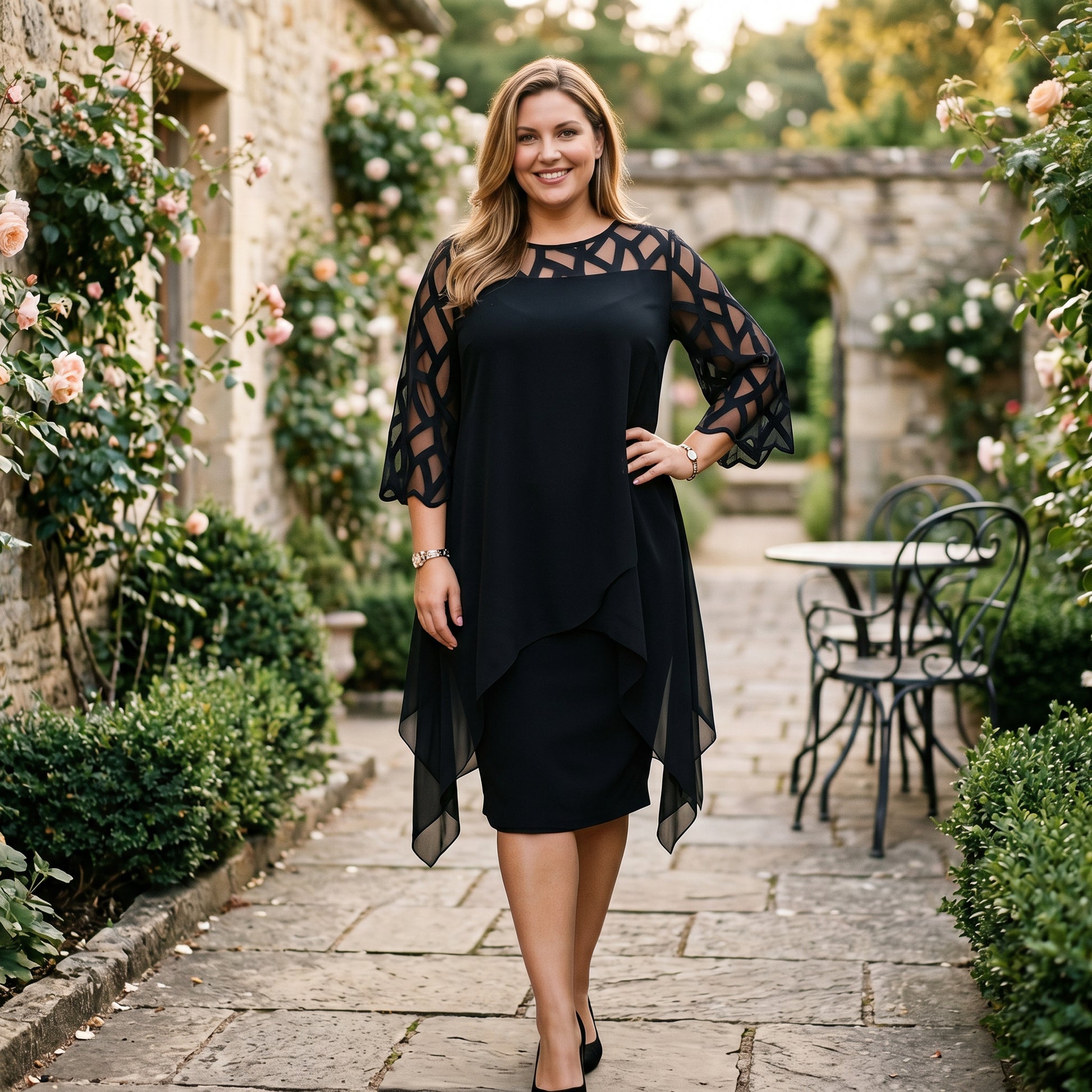 Sarah - Elegant Plus Size Formal Dress for Special Occasions DONE 05-22-2026