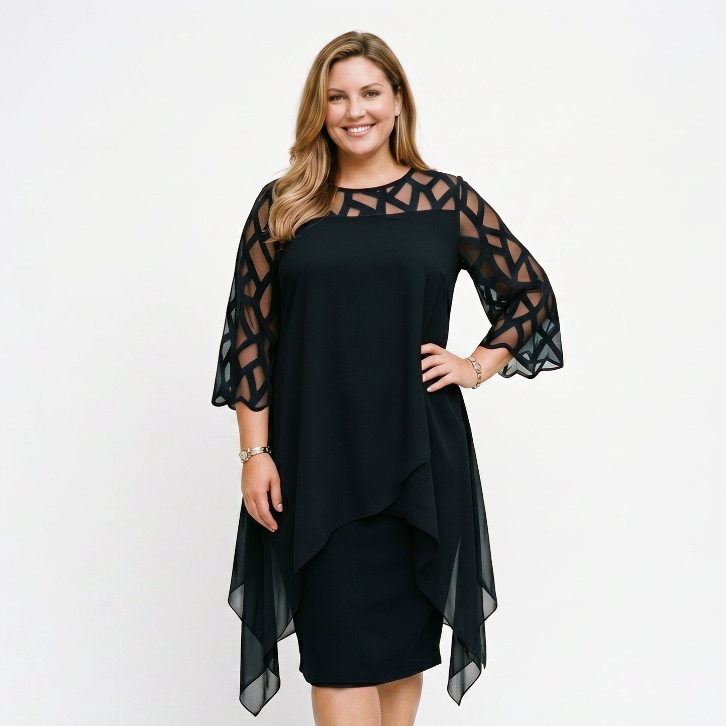 Sarah - Elegant Plus Size Formal Dress for Special Occasions DONE 05-22-2026