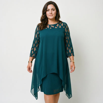 Sarah - Elegant Plus Size Formal Dress for Special Occasions DONE 05-22-2026