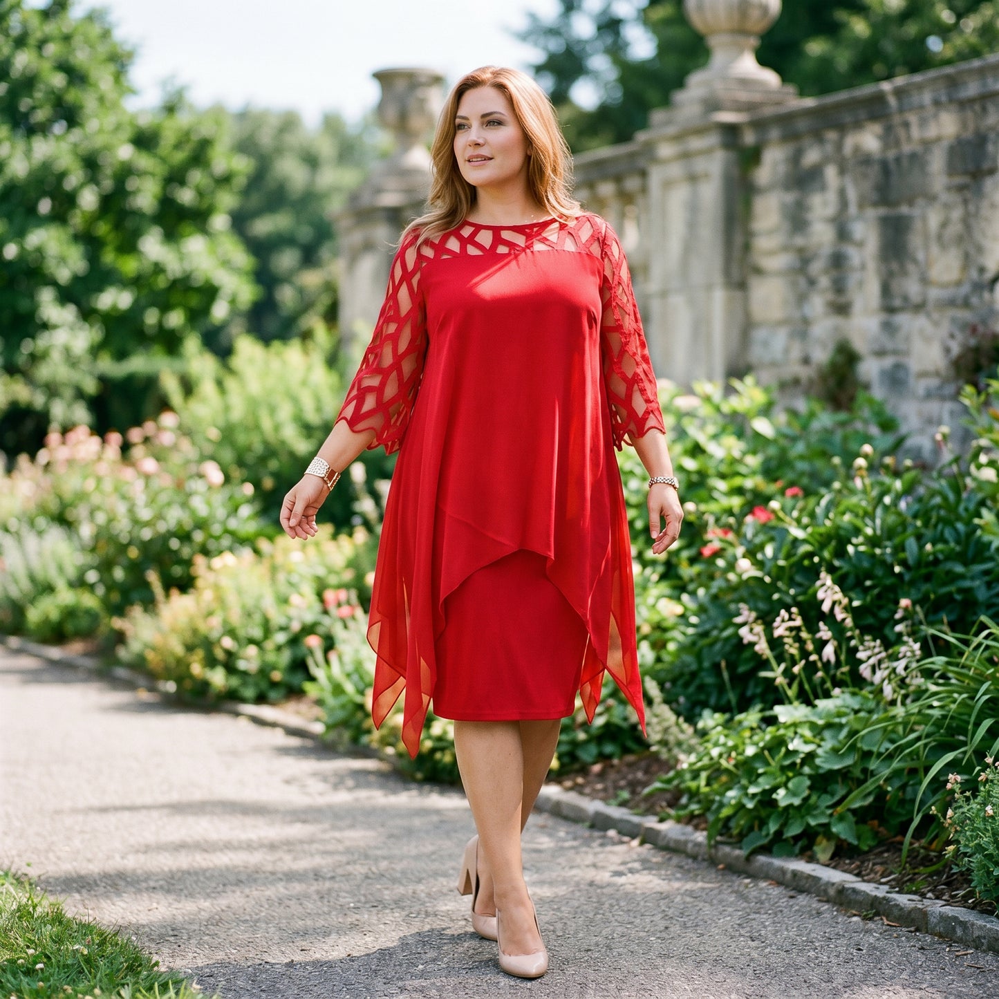 Sarah - Elegant Plus Size Formal Dress for Special Occasions DONE 05-22-2026