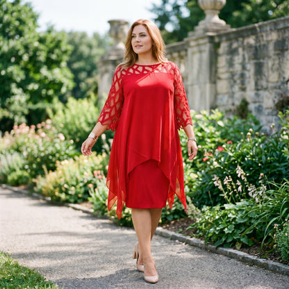 Sarah - Elegant Plus Size Formal Dress for Special Occasions DONE 05-22-2026
