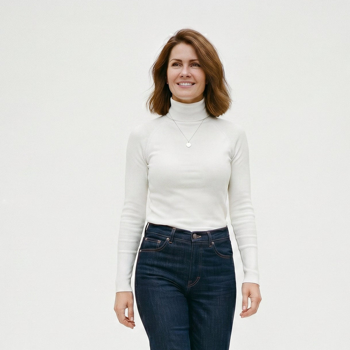 Savannah- Stylish Turtleneck Sweater with Contrast Piping DONE 05-09-2026