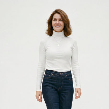 Savannah- Stylish Turtleneck Sweater with Contrast Piping DONE 05-09-2026