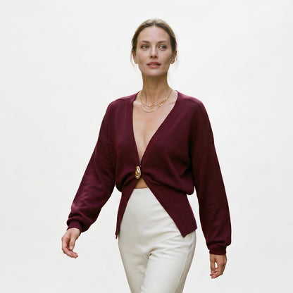 Scarlett - Elegant Knit Cardigan Sweater for Women DONE 05-09-2026