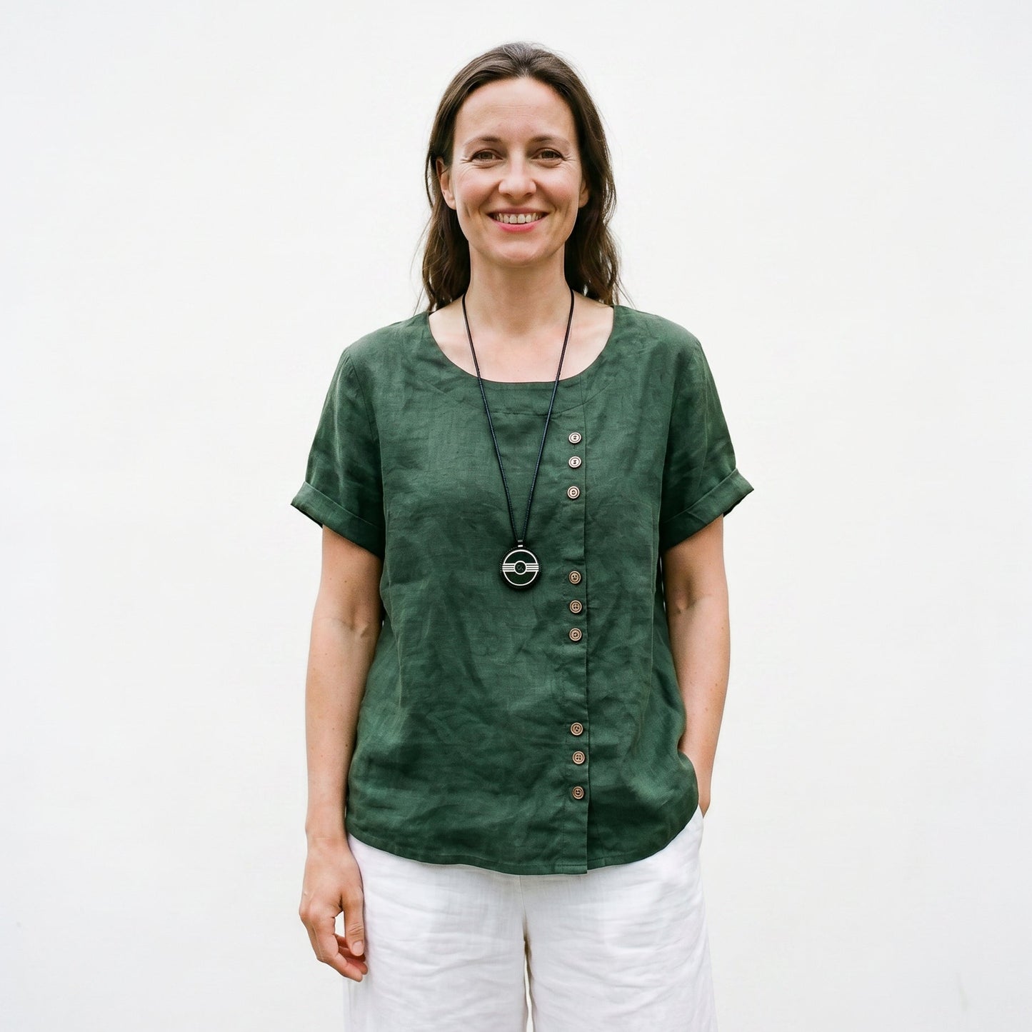Sienna | Casual Relaxed Linen Tunic Top for Women DONE 06-05-2026