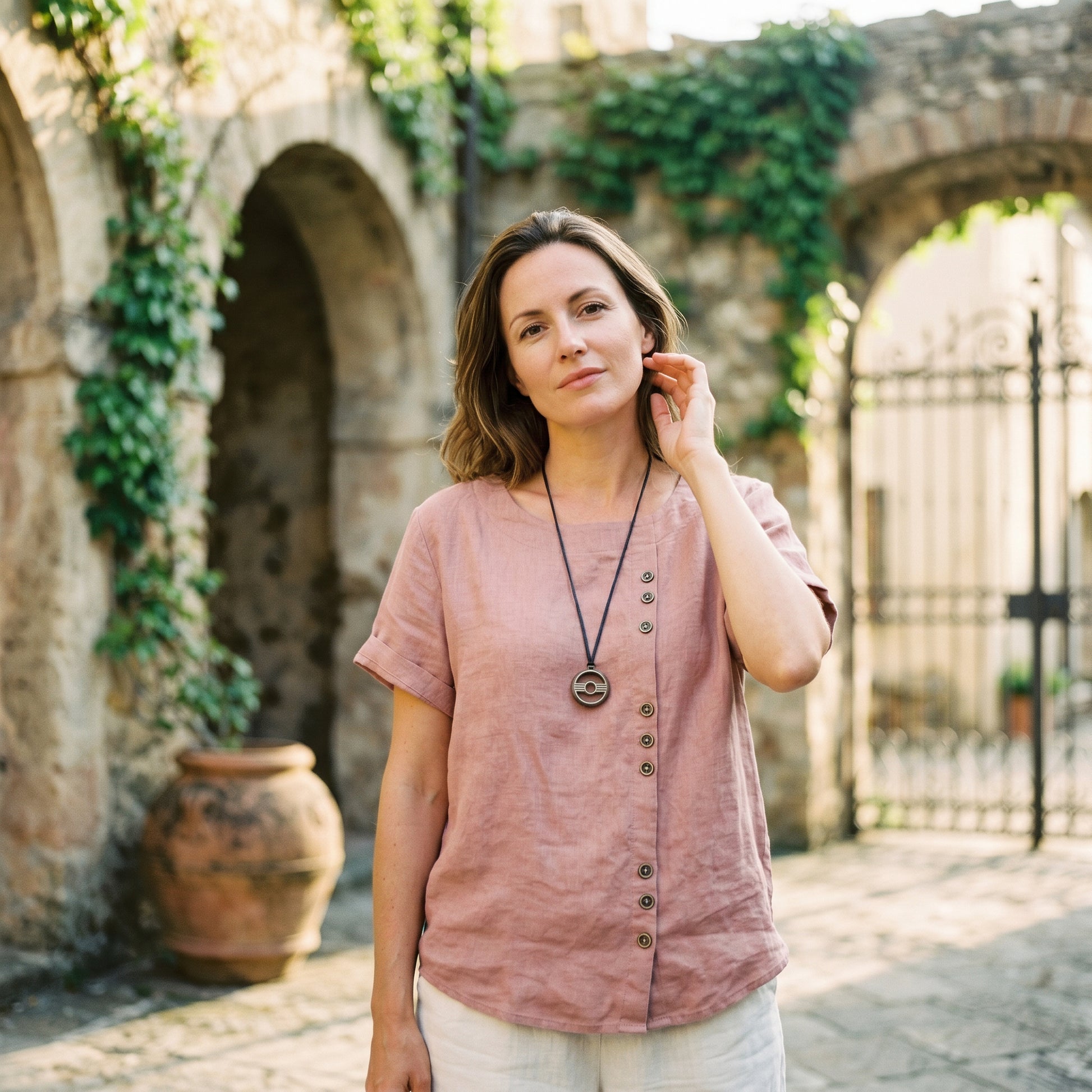 Sienna | Casual Relaxed Linen Tunic Top for Women DONE 06-05-2026