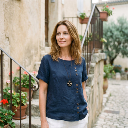 Sienna | Casual Relaxed Linen Tunic Top for Women DONE 06-05-2026