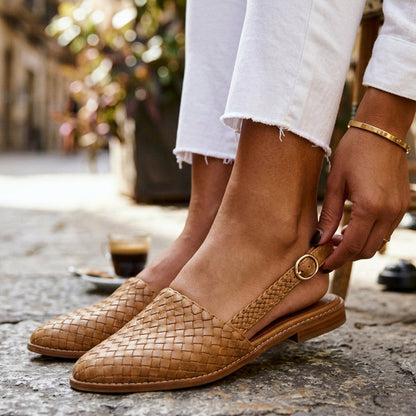 Sofia - Stylish Woven Flats for Women