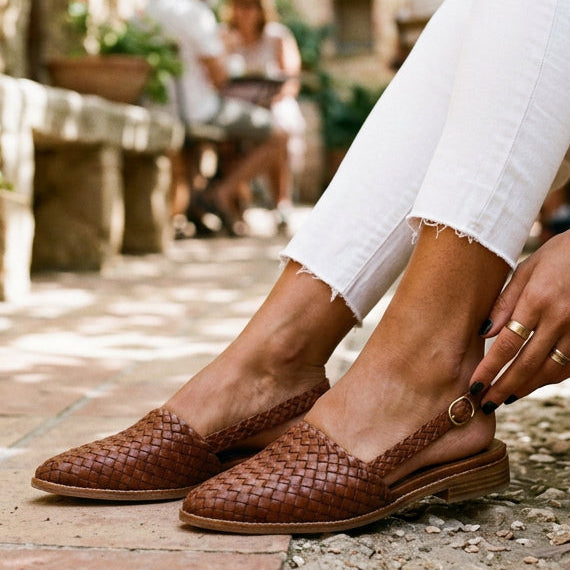Sofia - Stylish Woven Flats for Women