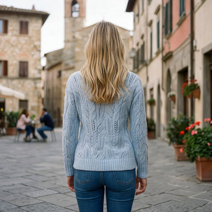 Soft Knit Cardigan Sweater for Women - Cozy Textured Design