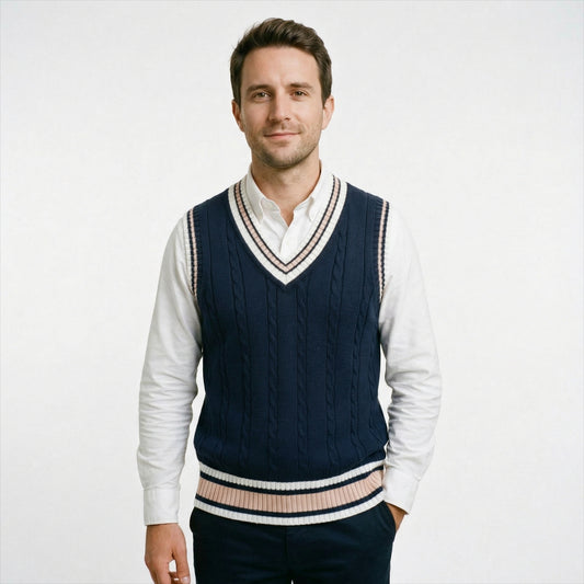 Soft Knitted Sweater Vest for Men