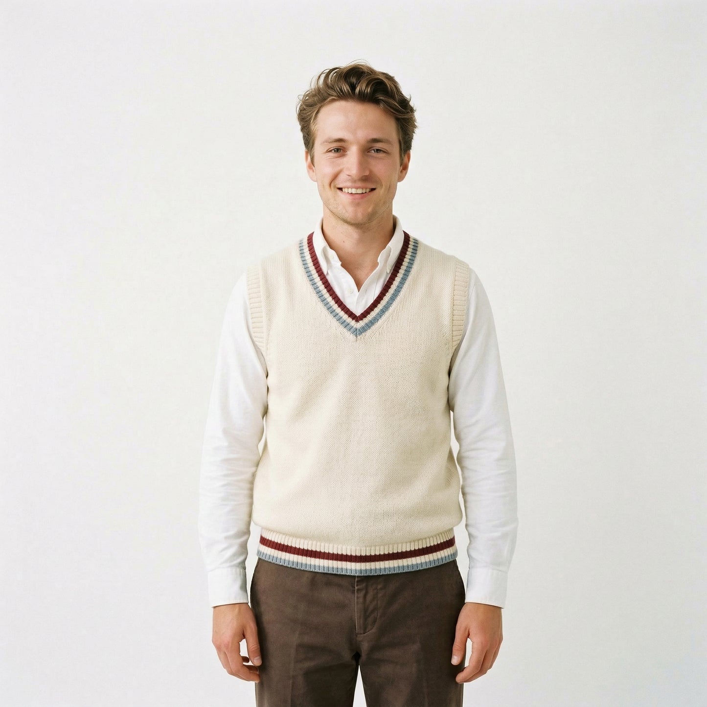 Soft Knitted Sweater Vest for Men
